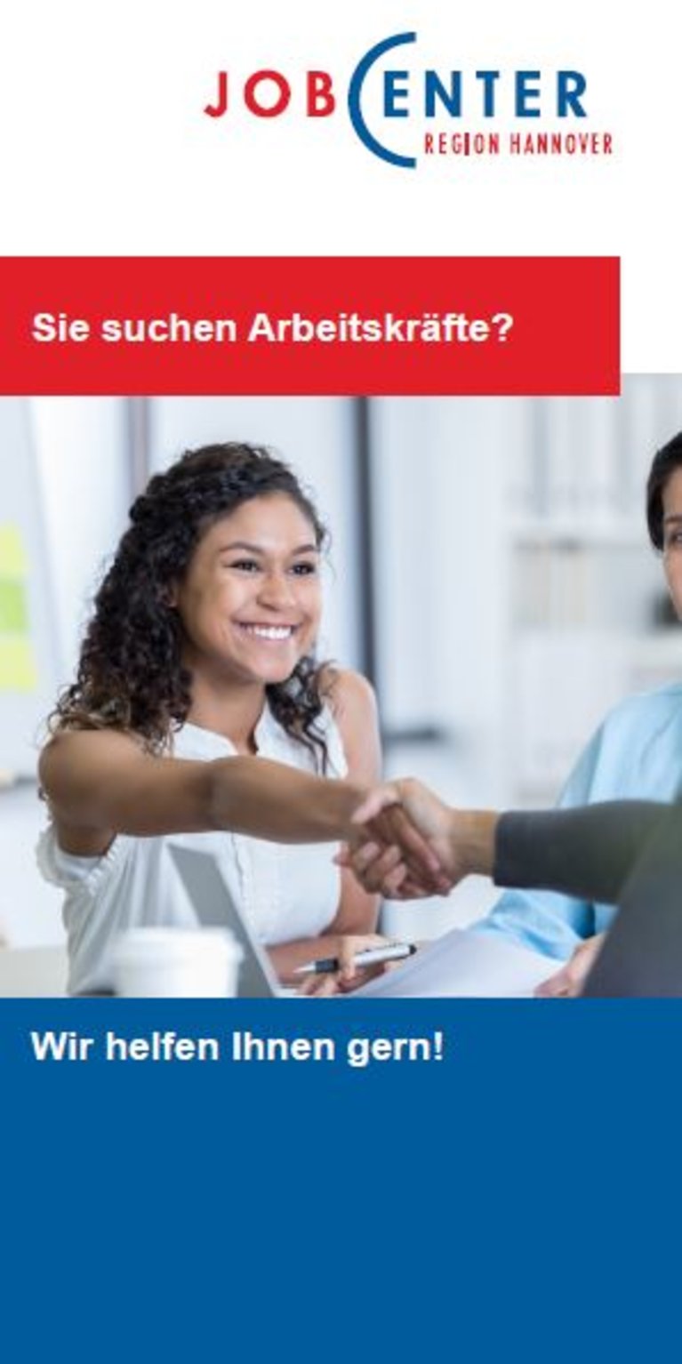 Kontakt für Betriebe Jobcenter Region Hannover