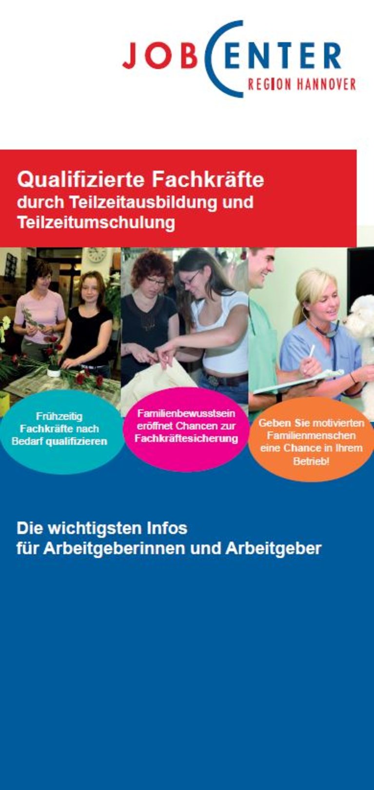 TeilzeitAusbildung und Umschulung Jobcenter Region Hannover